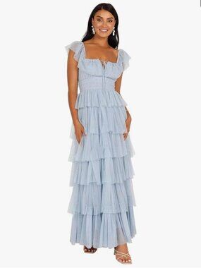 NWT Petal & Pup Blue Belle Maxi Dress
